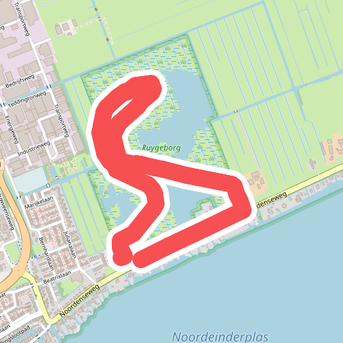 Wandelroute Jos Gemmekepad door Ruygeborg