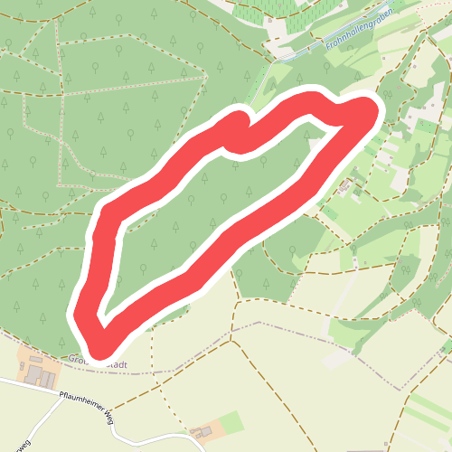 Rundwanderweg Großwallstadt Frohnhalle 1: Dörnerrain-Weg