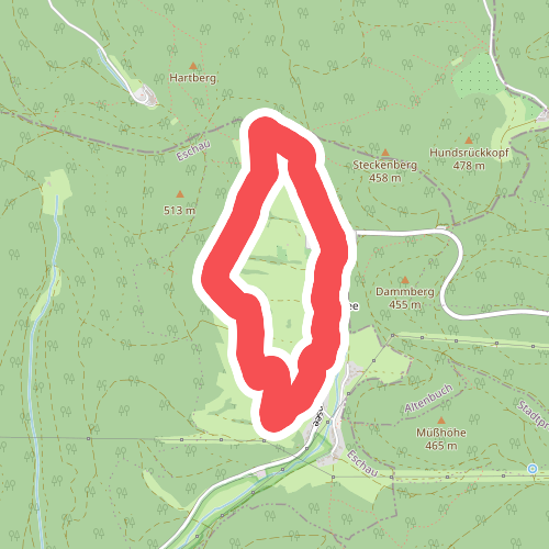 Blauer Pilz, Rundwanderweg Wildensee