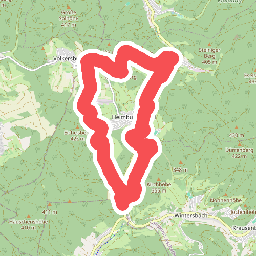 Heimbuchenthal RÄUBERpfad "Höhen und Tiefen"