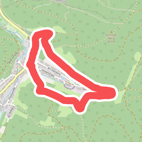 Roter Schmetterling, Rundwanderweg Heimbuchenthal