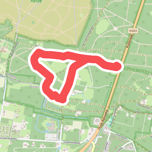 Wandelroute Ermelo: Oud Groevenbeek