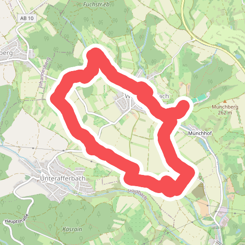 Roter Schmetterling, Rundwanderweg Wenighösbach