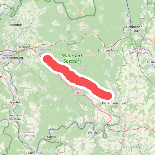 Gebietswanderweg Rotes Dreieck Waldaschaff - Hafenlohr