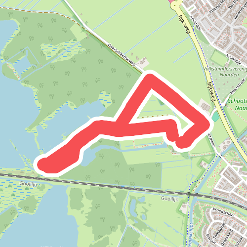 Wandelroute naar uitkijkpunt 'Muggenbult' - Naardermeer