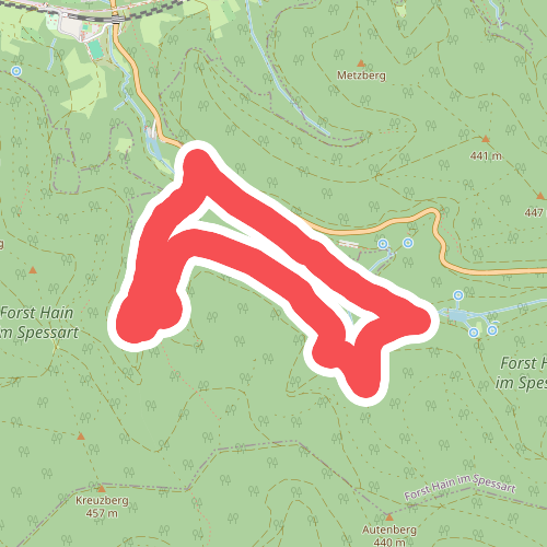 Roter Schmetterling, Rundwandeerweg Hain Seebachtal