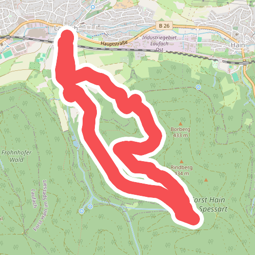 Schwarzer Fuchs, Rundwanderweg Laufach