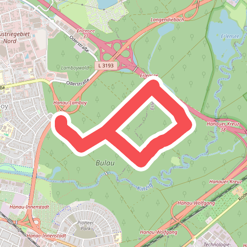 Hanau - Rundwanderweg Eichhörnchen