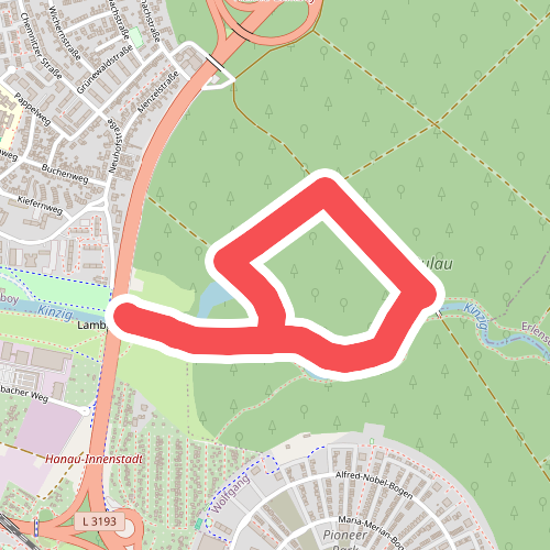 Hanau - Rundwanderweg Zecke