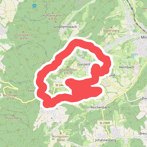 Schwarzer Keiler, Rundwanderweg Hohl