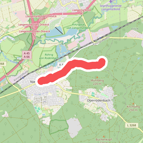 Spessartbogen Zubringer Niederrodenbach - Burgberg