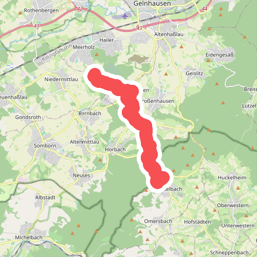Gebietswanderweg: Meerholz => Geiselbach