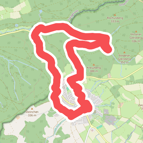 Roter Schmetterling, Rundwanderweg Geiselbach