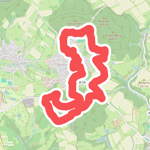 Schwarzer Keiler, Rundweg Rottenberg