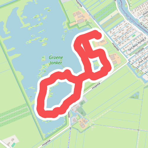 Winterwandelroute in de Groene Jonker