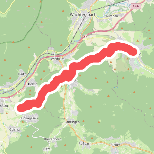 Gebietswanderweg: Bad Orb => Altenhaßlau