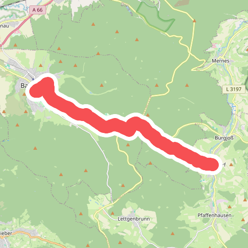 Gebietswanderweg Roter Doppelbalken: Bad Orb - Oberndorf