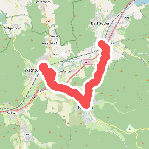 Gebietswanderweg: Wächtersbach => Salmünster