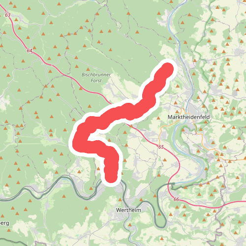 Gebietswanderweg Roter Balken: Hafenlohrtal - Hasloch