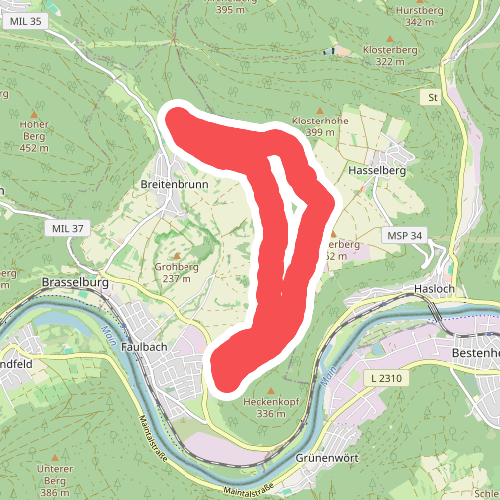 Schwarzer Keiler, Rundwanderweg Breitenbrunn