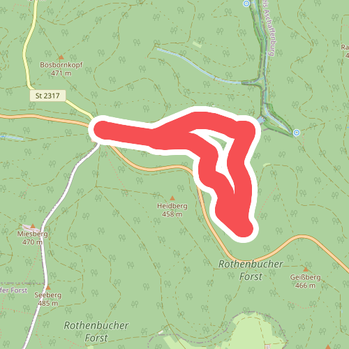 Blauer Pilz, Rundwanderweg 7 Wege