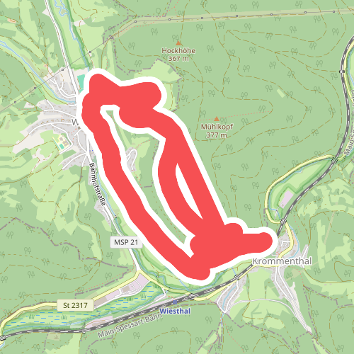 Schwarzer Keiler, Rundwanderwg Wiesthal