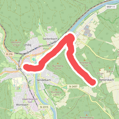 Ortswanderweg Lohr 4 Sieben-Zwerge-Weg