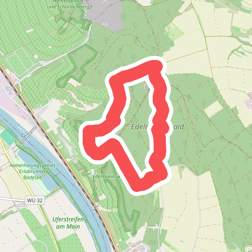 Blauer Schmetterling im Edelmannswald