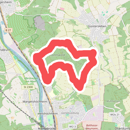 WanderErlebnisRoute Veitshöchheim "Waldrunde"