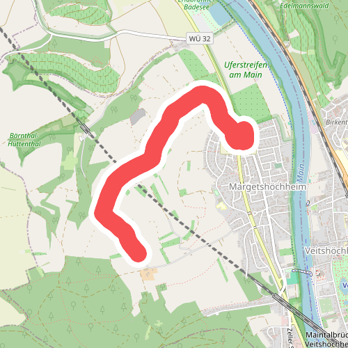 ZweiUfer Panoramaweg Zubringer Margetshöchheim