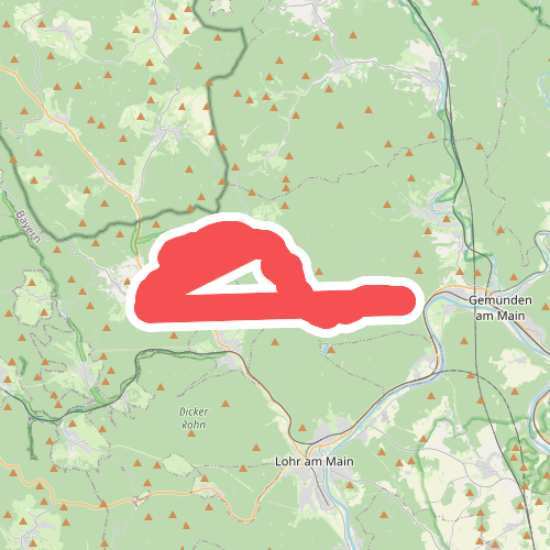 Gebietswanderweg Roter Doppelbalken Ruppertshütten-Frammersbach-Sindersbachtal