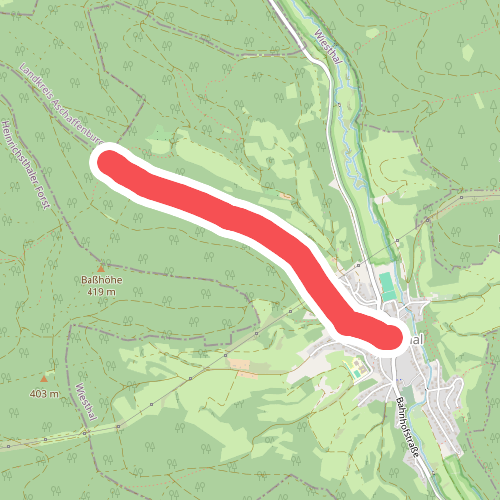 Örtlicher Wanderweg Wiesthal 8