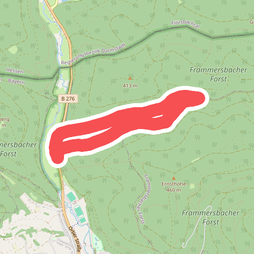 Rote Schnepfe - Rundwanderweg Frammersbach Sportplatz