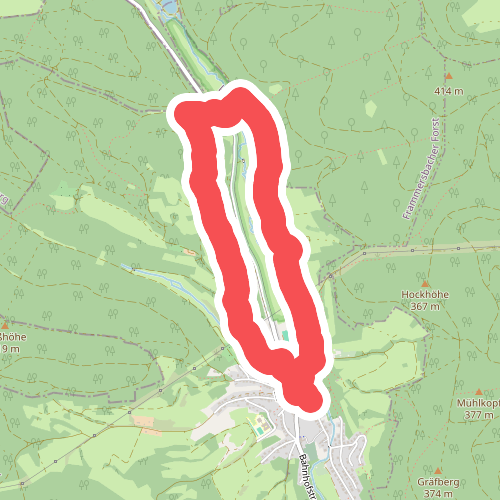 Rote Schnepfe, Rundwanderweg Wiesthal
