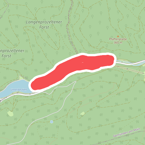 Roter Hase, Rundwanderweg Sinderbachtal