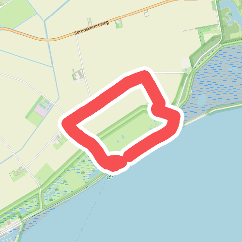 Wandelroute rondom Plompe Toren, bij Burgh-Haamstede