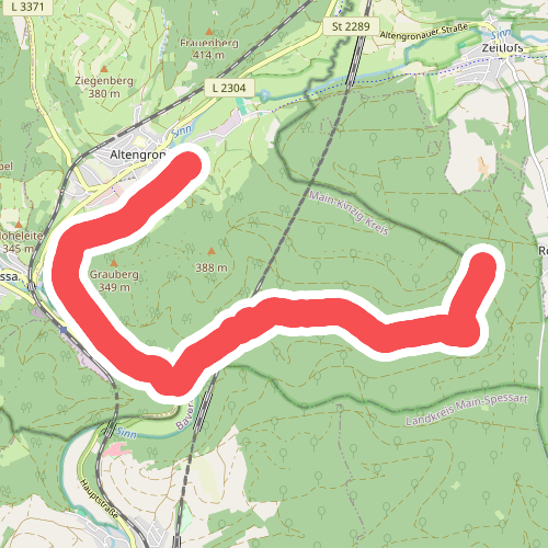 Nebenweg Altengronau-Roßbach