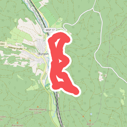 Schwarzer Keiler, Rundweg Burgsinn