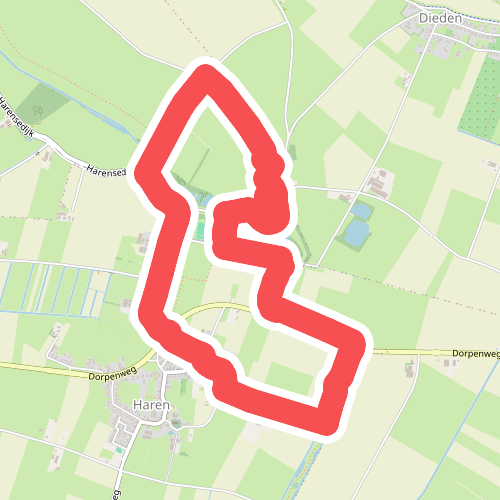 Wandelroute Groenendijk-Haren