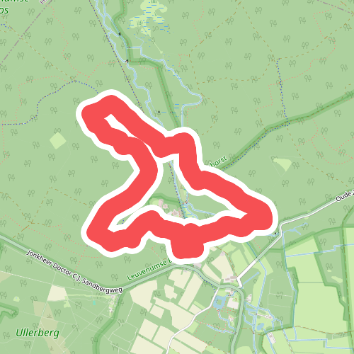 Wandelroute Leuvenumse Bossen bij Ermelo