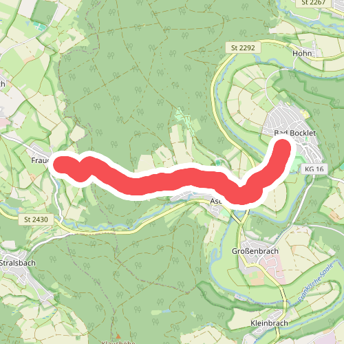 Hochrhöner Zubringer Bad Bocklet => Frauenroth