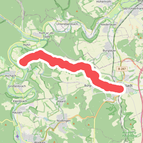 Karolingerweg Variante über Münnerstadt