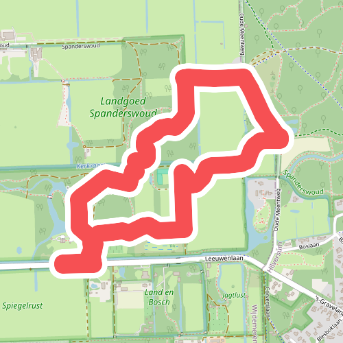 Wandelroute Hilverbeek en Spanderswoud, vlak bij Hilversum