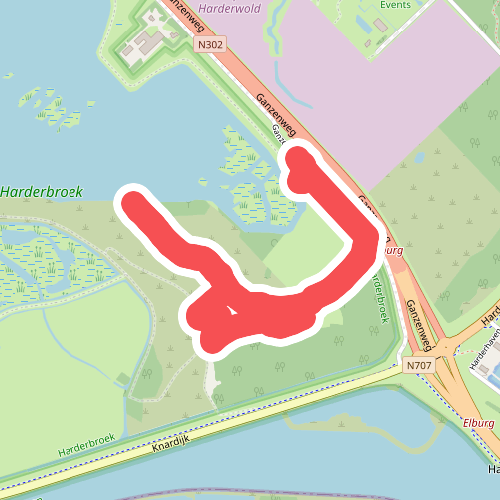 Giezenpad Harderbroek, bij Harderwijk