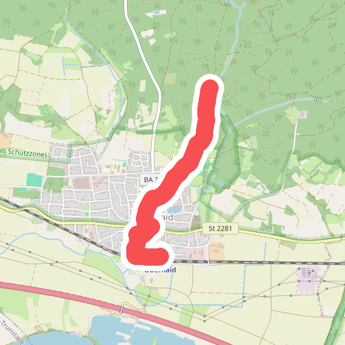 Verbindungsweg Oberhaid Bahnhof - 7-Flüsse-Wanderweg