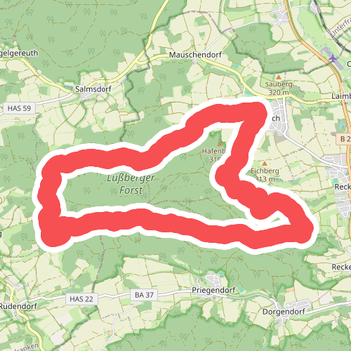 Rundwanderweg Wildschwein Gerach