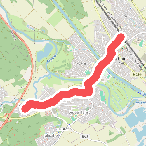 Verbindungsweg Hirschaid - 7-Flüsse-Wanderweg