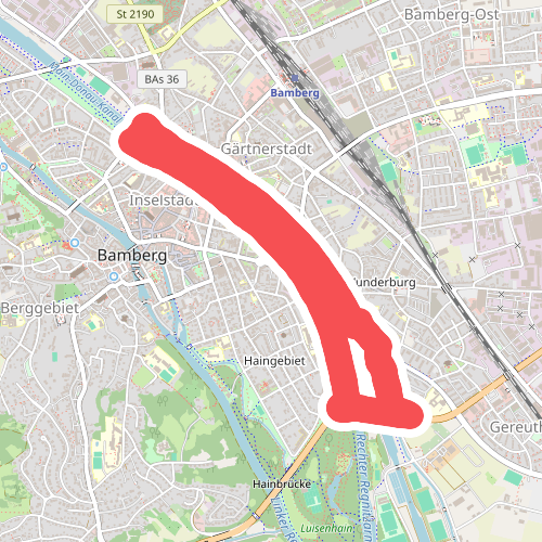 Tag und Nacht Trainigsstrecke Weltkulturerbelauf Bamberg