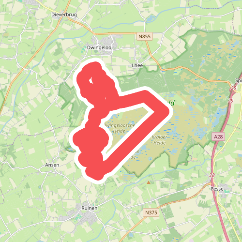 Trailrun Dwingelderveld (Drenthe)