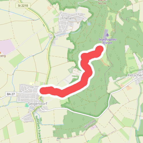 Zubringer Panoramaweg Friesener Warte